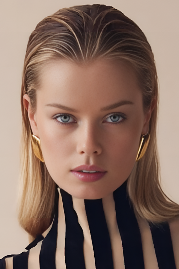 Harper Statement Earrings | Gold Silver 18k Plated