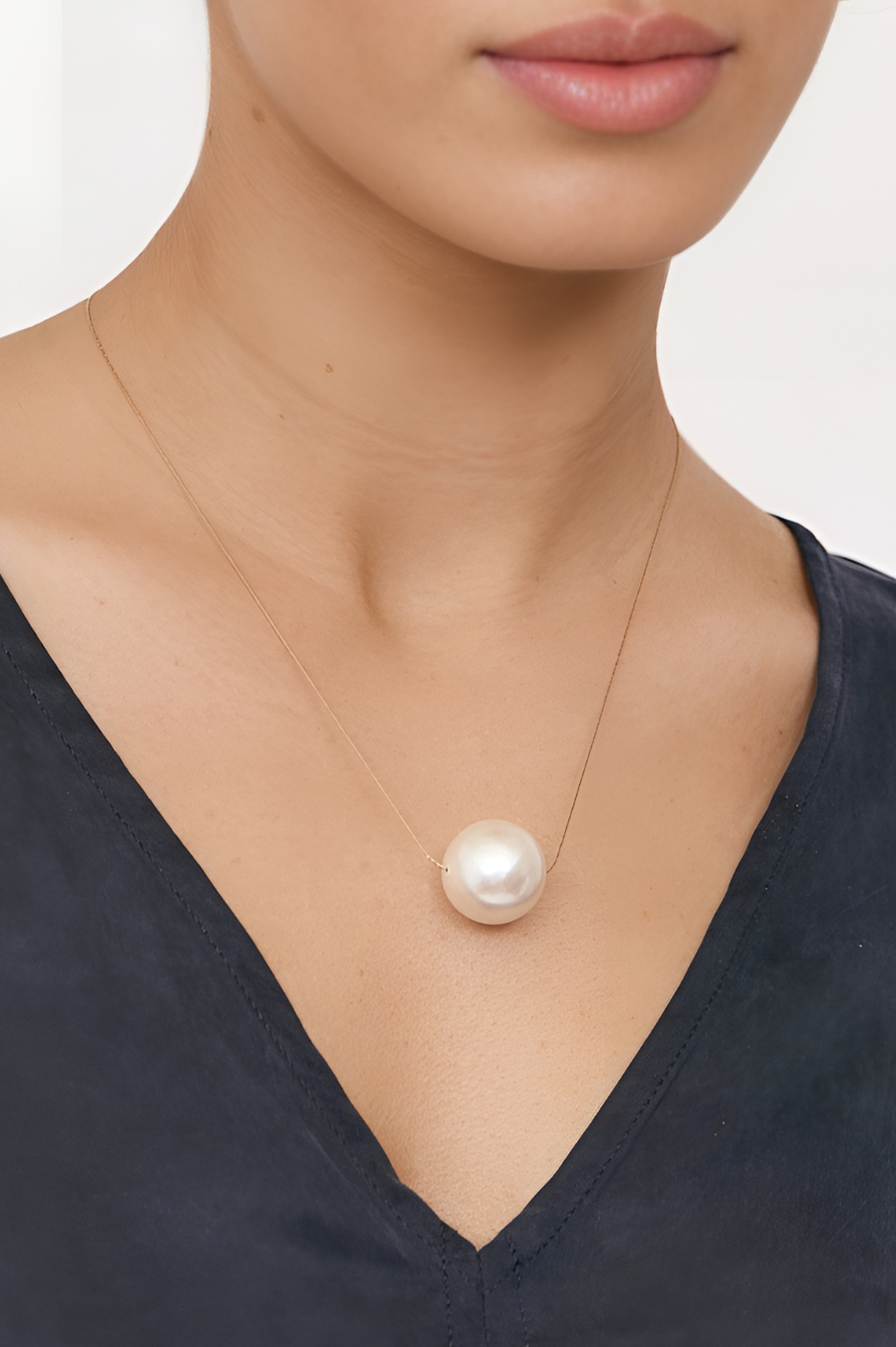 Nara Pearl Necklace | Gold