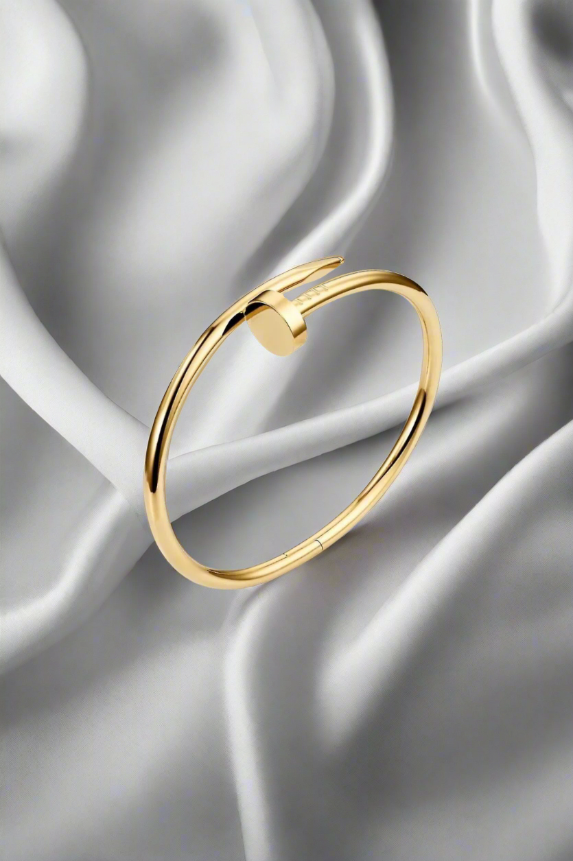 Back In Stock - Nail Bangle 2.0 | Gold