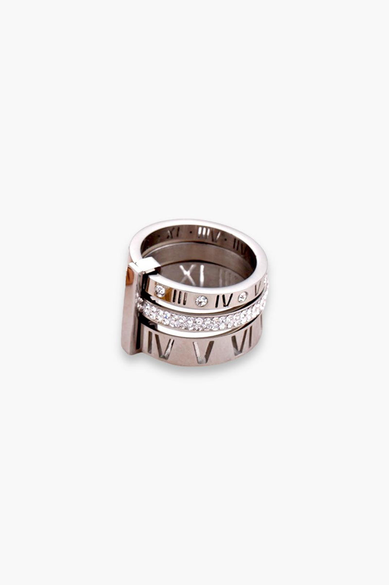 Tokyo Triple Layer Ring |  Silver