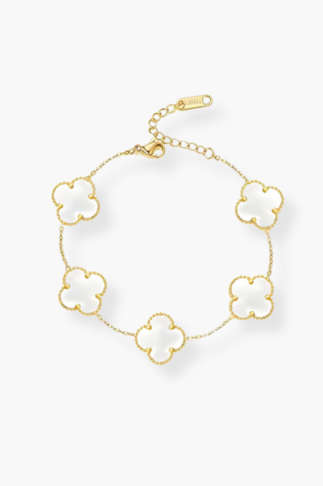 Alexis White Pearl Bracelet | Gold