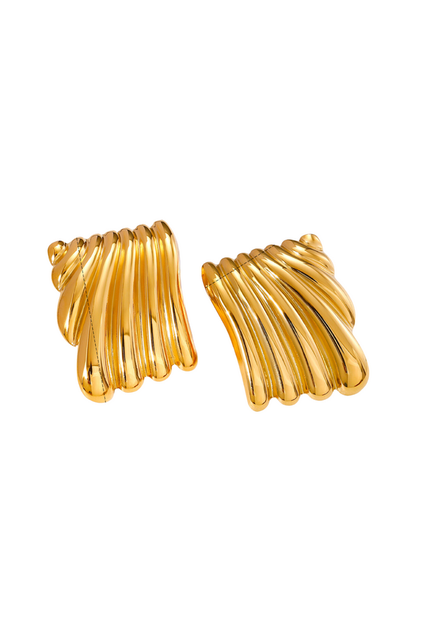 Peyton Statement Earrings | Gold Plated