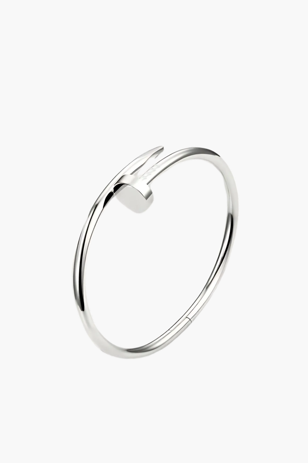 London Nail Bangle Stack 2.0 | Silver