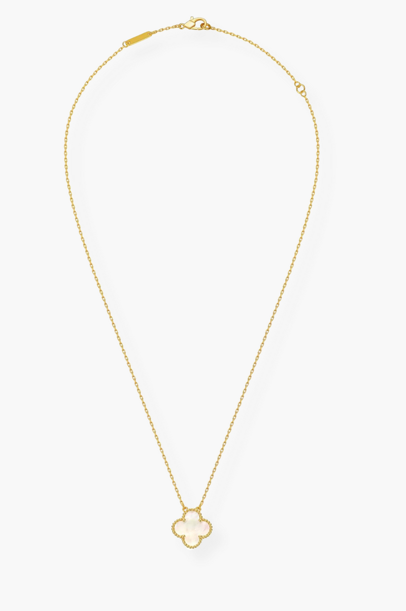 Alexis White Necklace | Gold