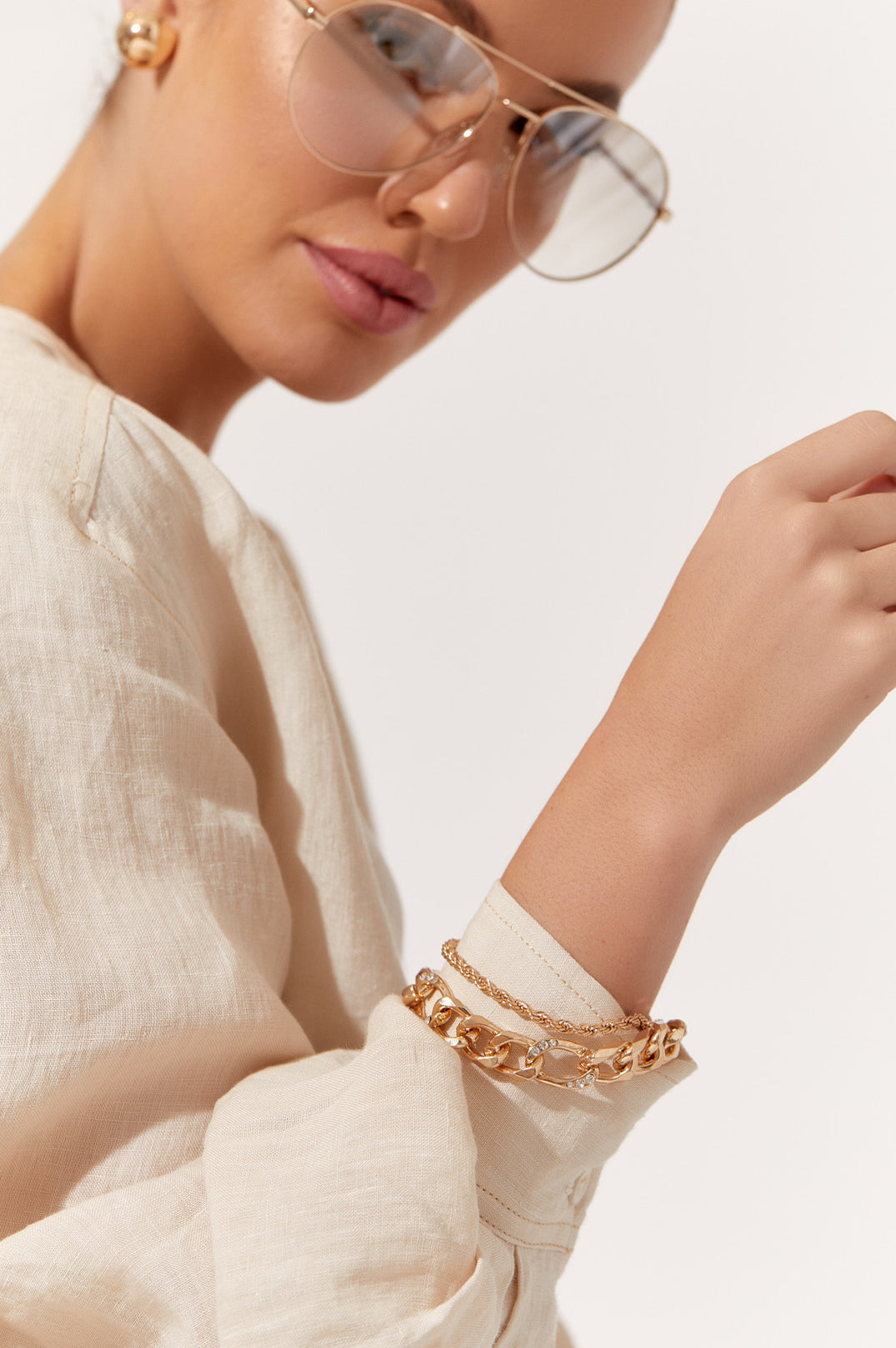 City Link Bracelet | Crystal Gold