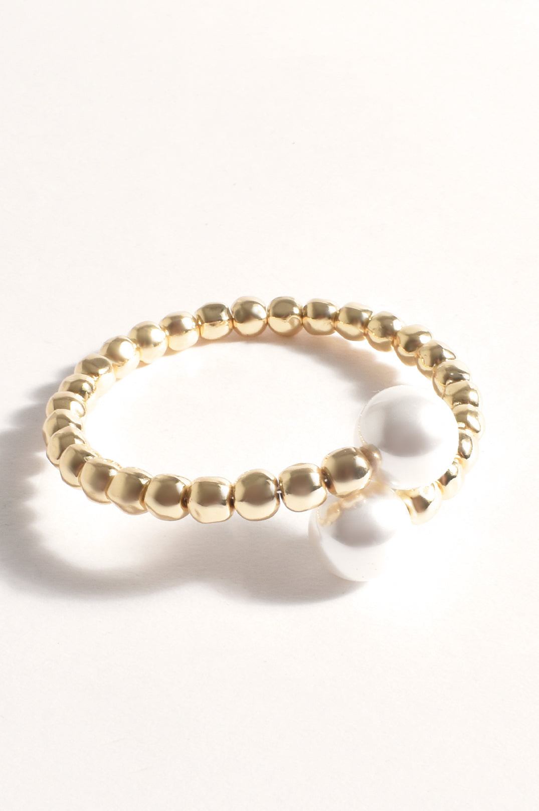 New - Sydney Pearl Stretch Bracelet | Gold