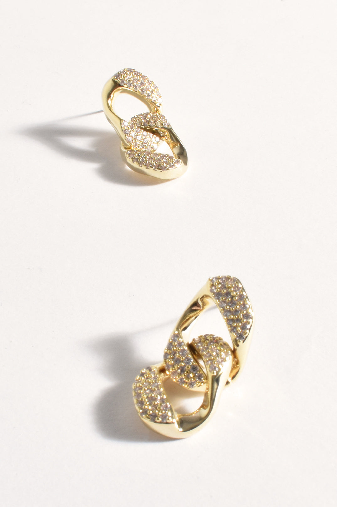 City Link Pave Earrings | Gold