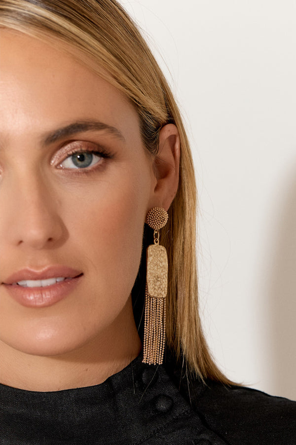 Ophelia Statement Earrings | Gold