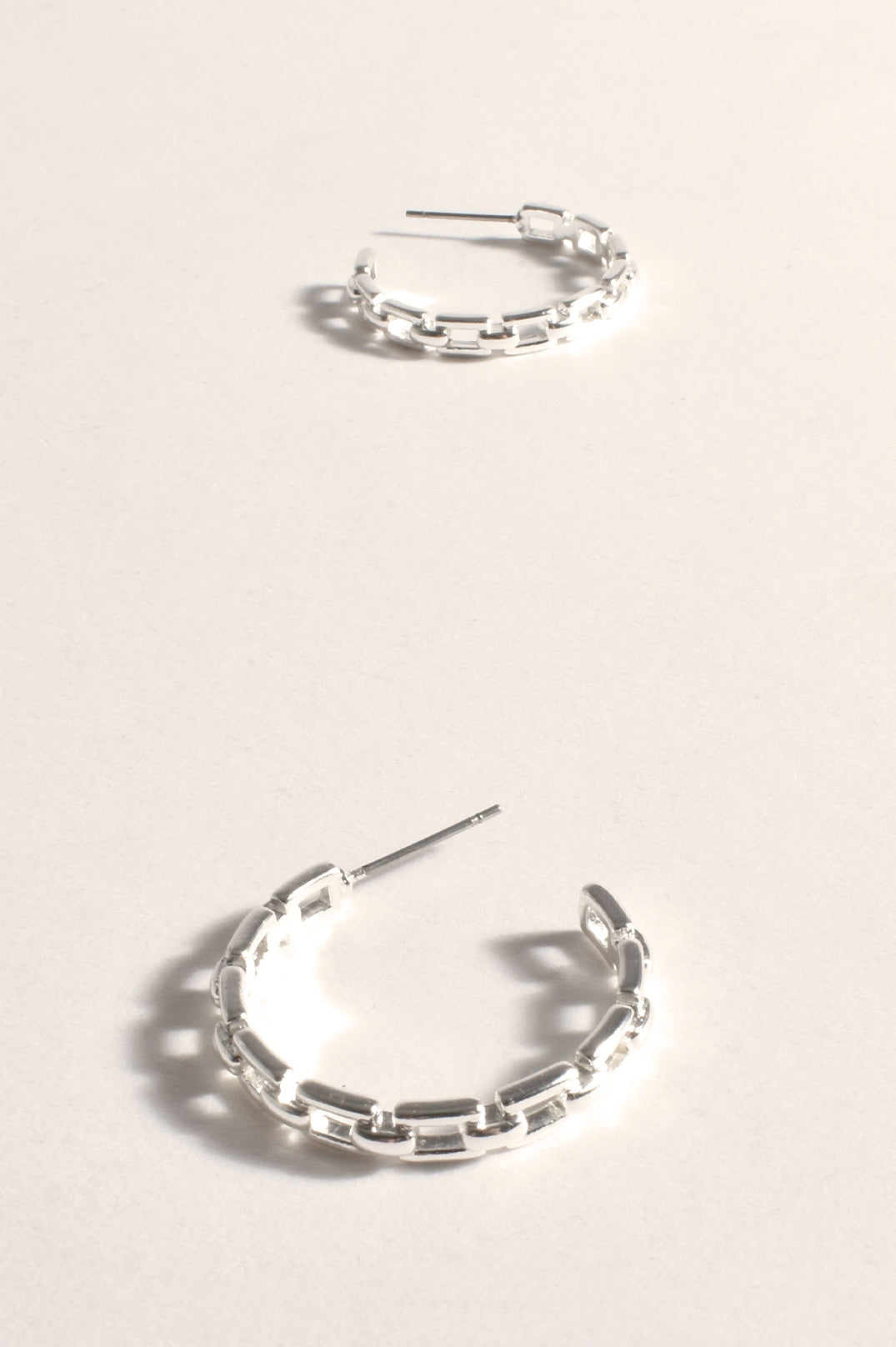 Chained Earrings | Silver