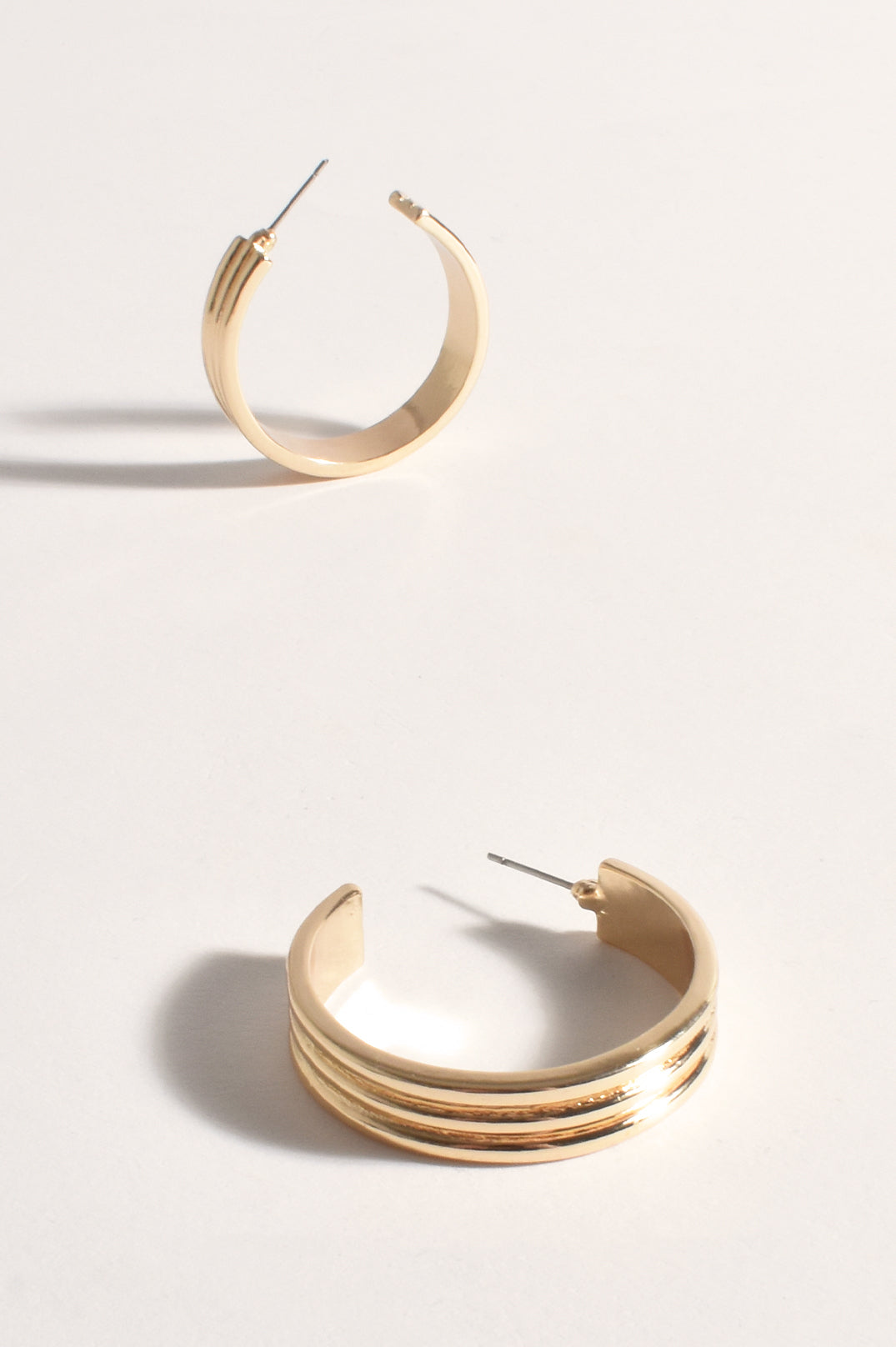 Evangeline Hoops | Gold