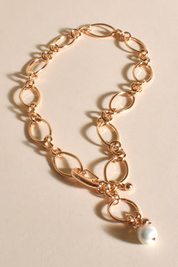 Glow Pearl Necklace | Gold