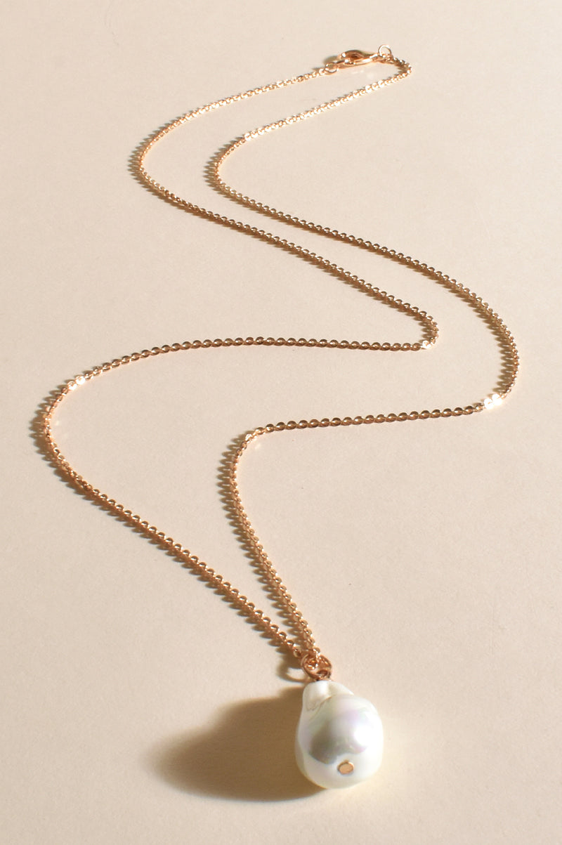 BAROQUE PEARL Necklace | Gold