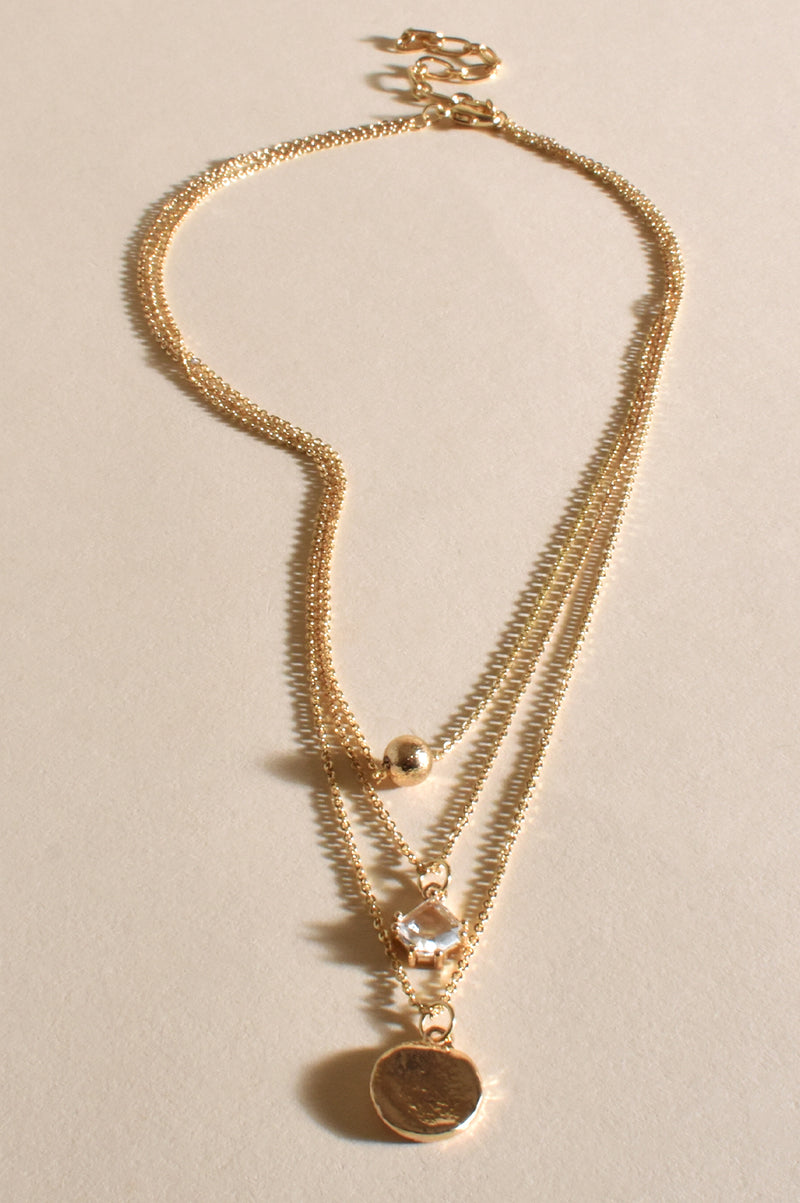 Cia Layered Necklace | Gold