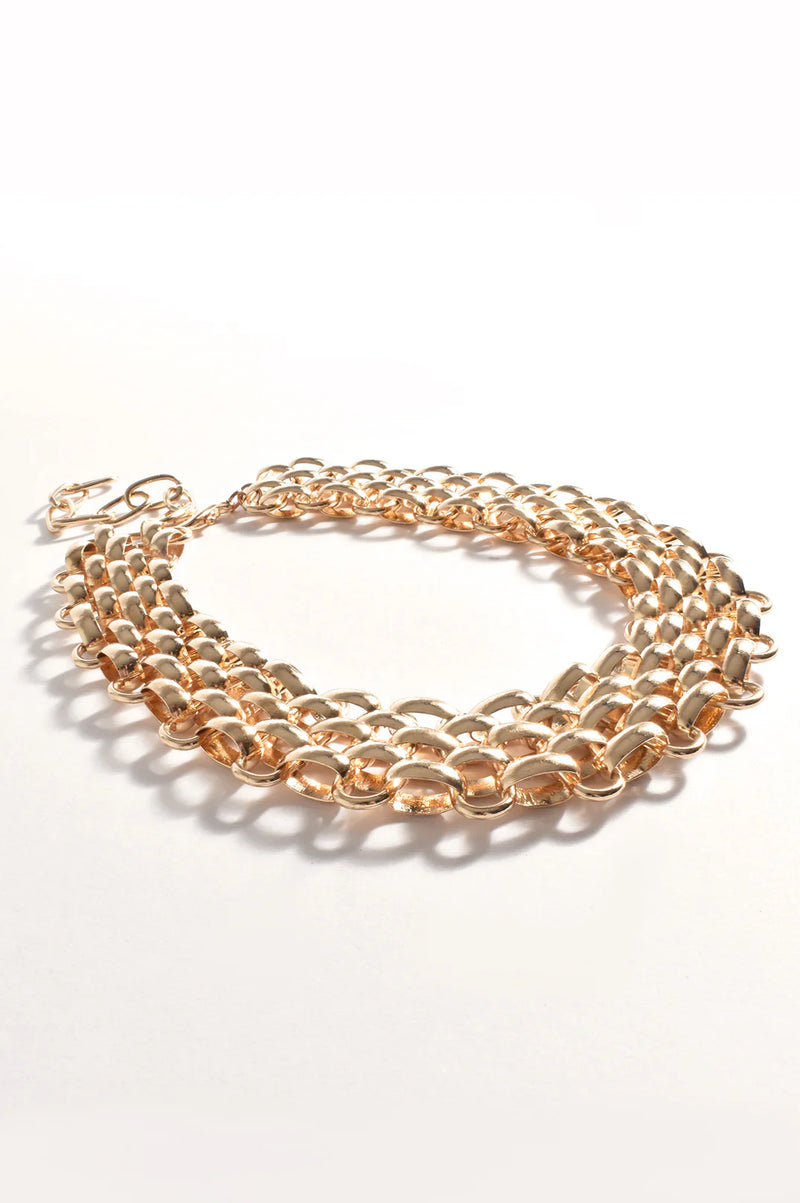 Ibiza Collar Necklace | Gold