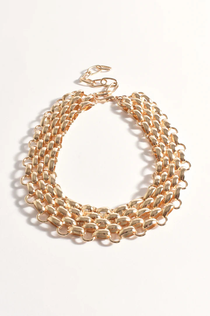 Ibiza Collar Necklace | Gold