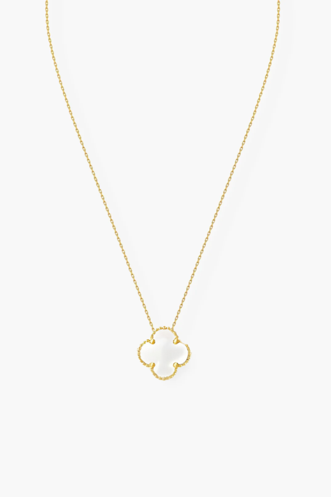 Alexis White Pearl Necklace | Gold