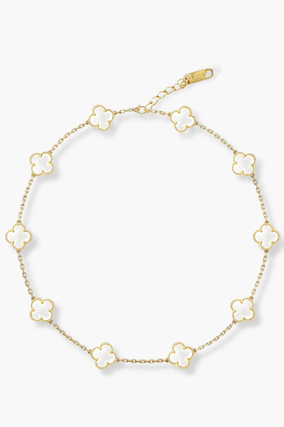 Alexis White 10 Motifs Necklace | Gold