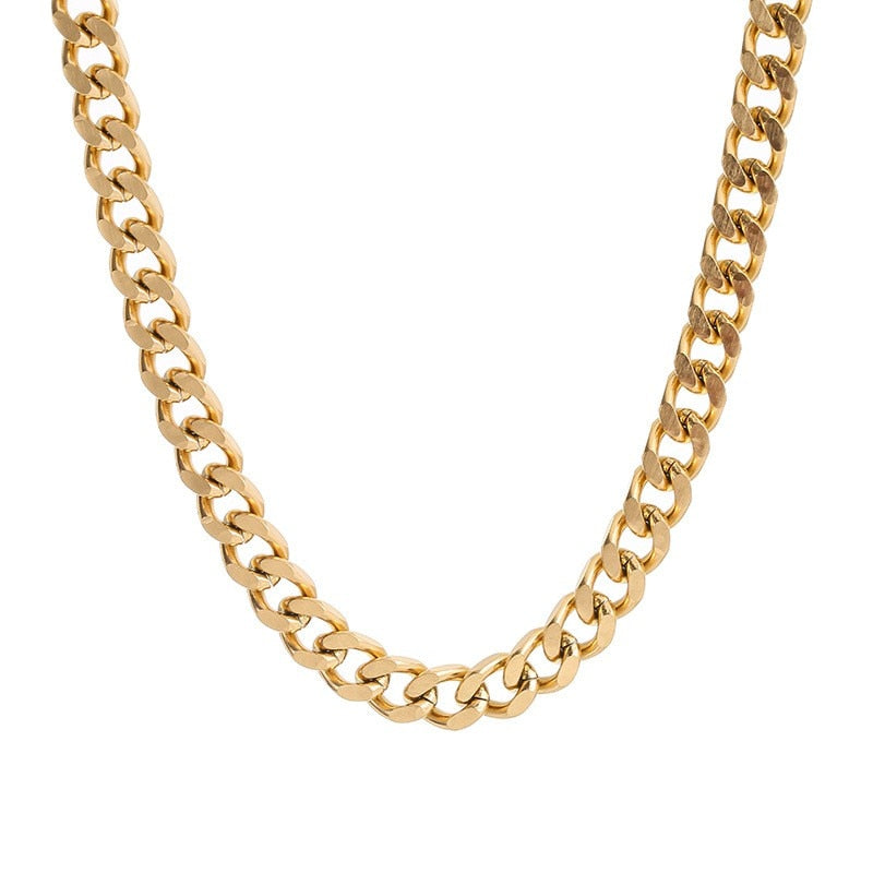 Miami Link Necklace | Gold