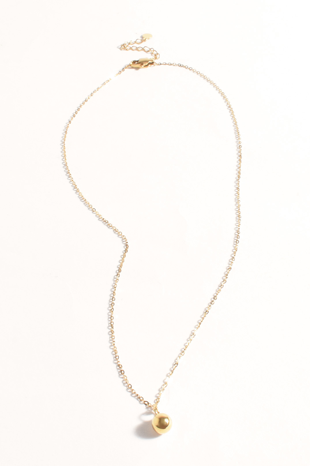 Maxwell Mini Ball Necklace | Gold