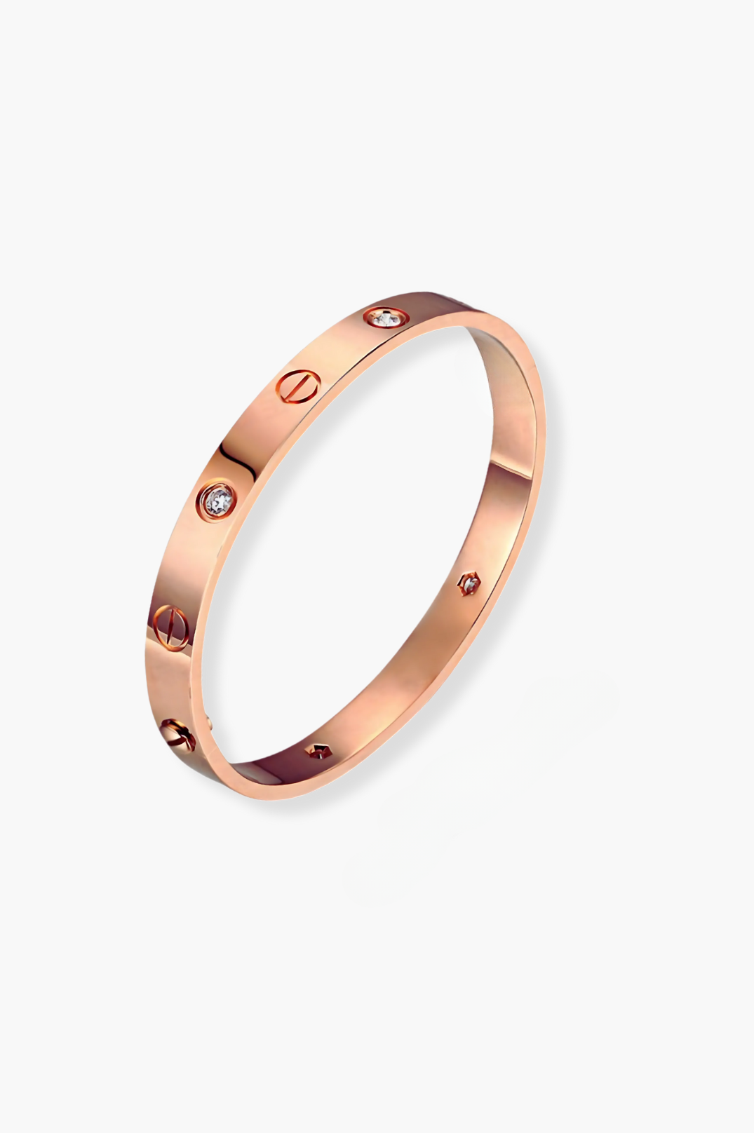 New - London Hinged Bangle 2.0 | Rose Gold