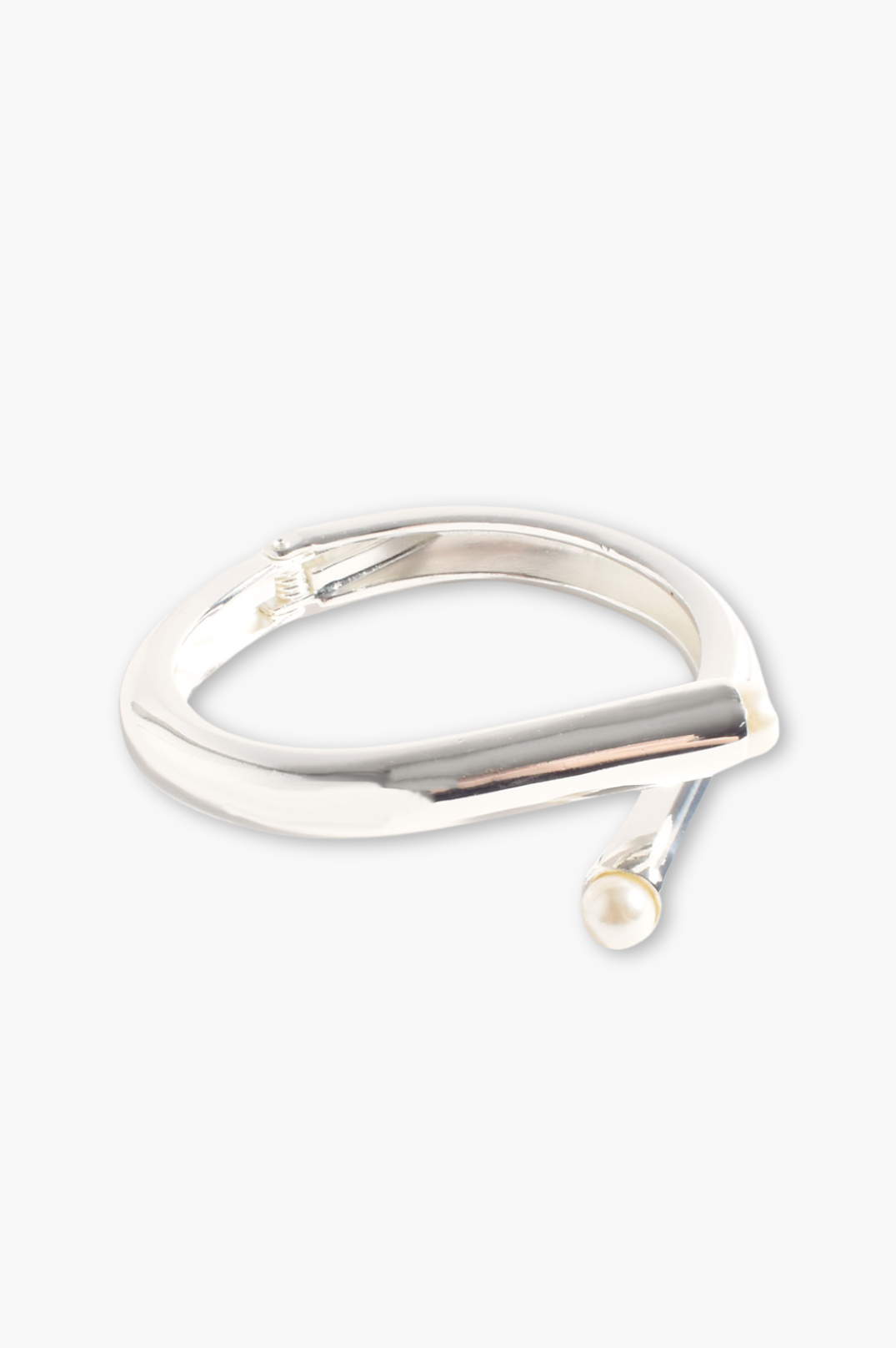 New - Sloane Pearl Bangle | Silver