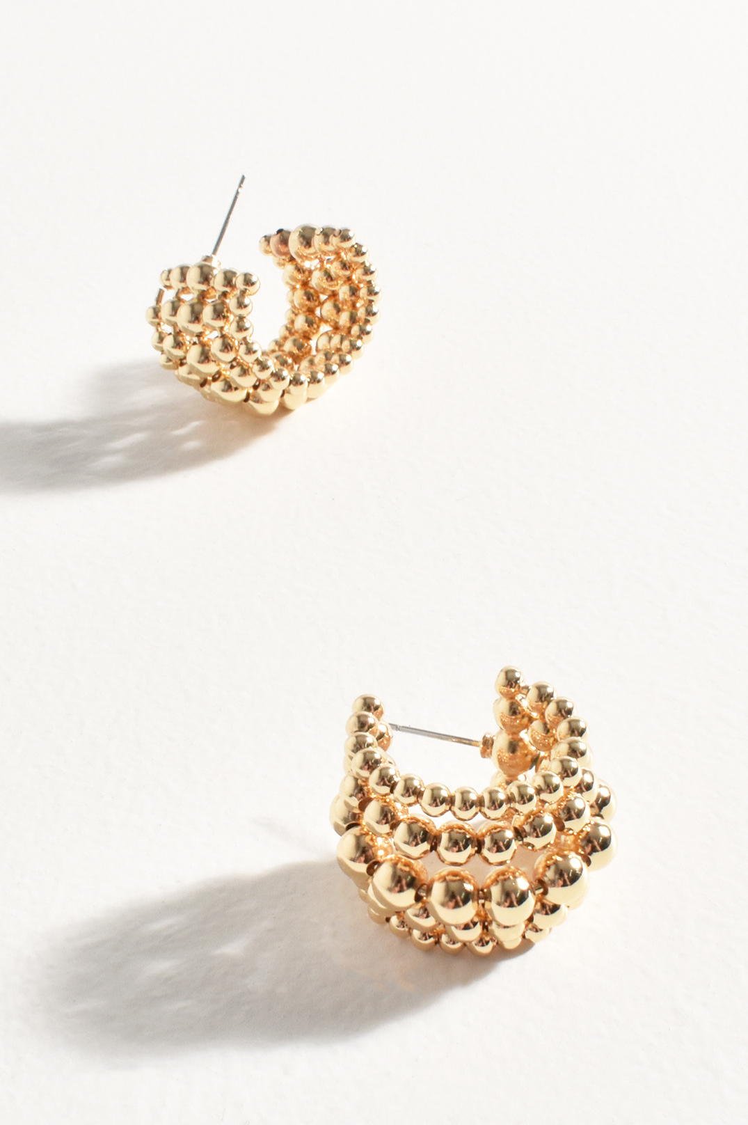 Milan Bianca Earrings | Gold