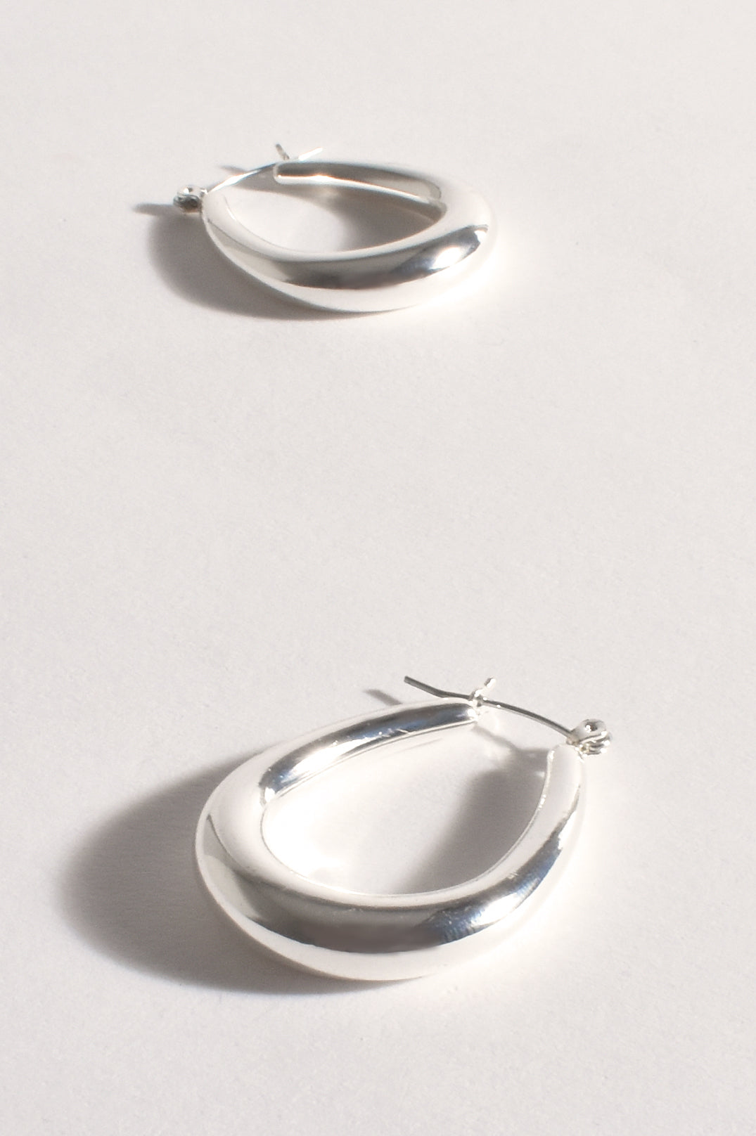 Teardrop Earrings | Silver