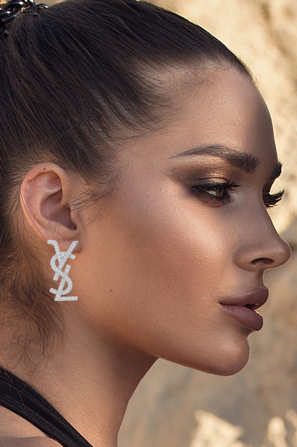 Saint Earrings | Silver