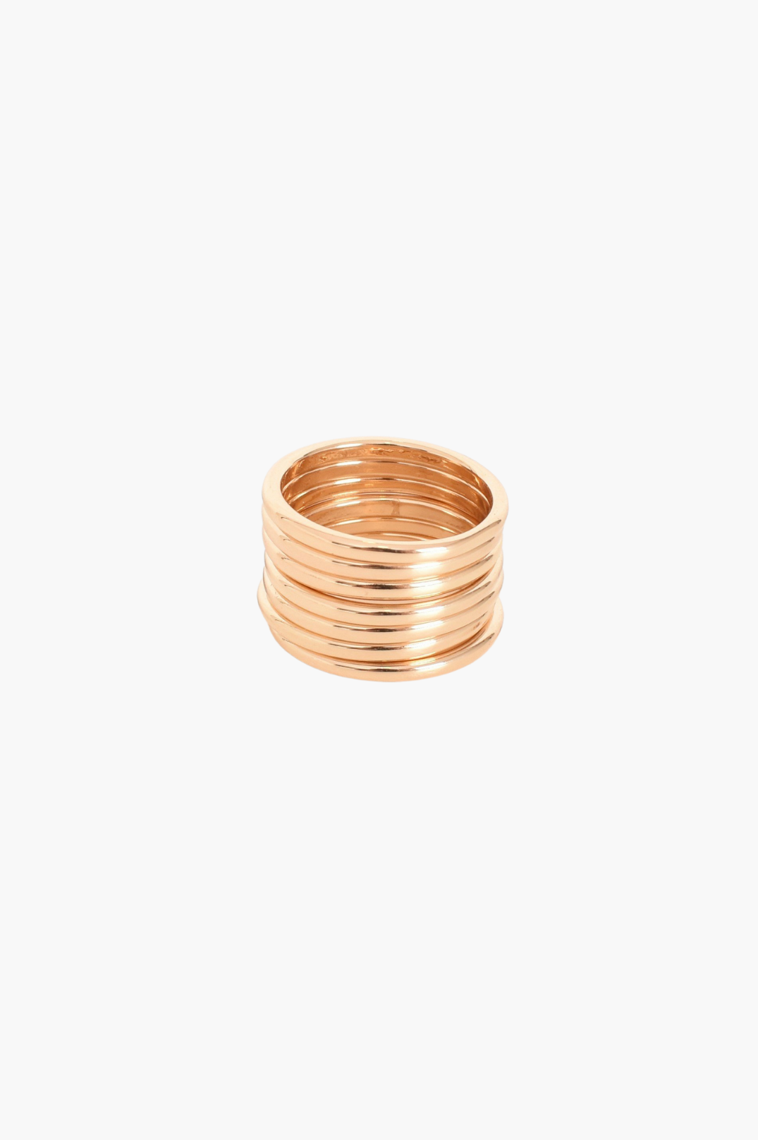 7 Stacking Rings| Gold